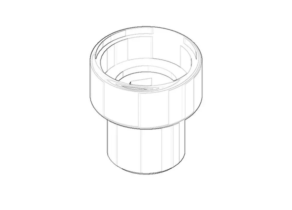 DORNBRACHT Nippel Reduziernippel ERSATZTEILE 04240300300 D. 30 x 32 mm Messing (23kt Gold), 04240300300-09 Galeriebild 1